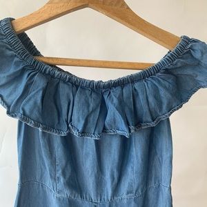Denim romper